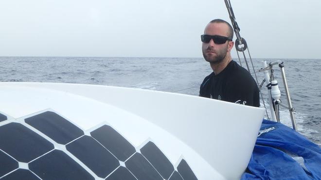 Focussed co-skipper Pablo Santurde – Transat Jacques Vabre ©  Phil Sharp Racing